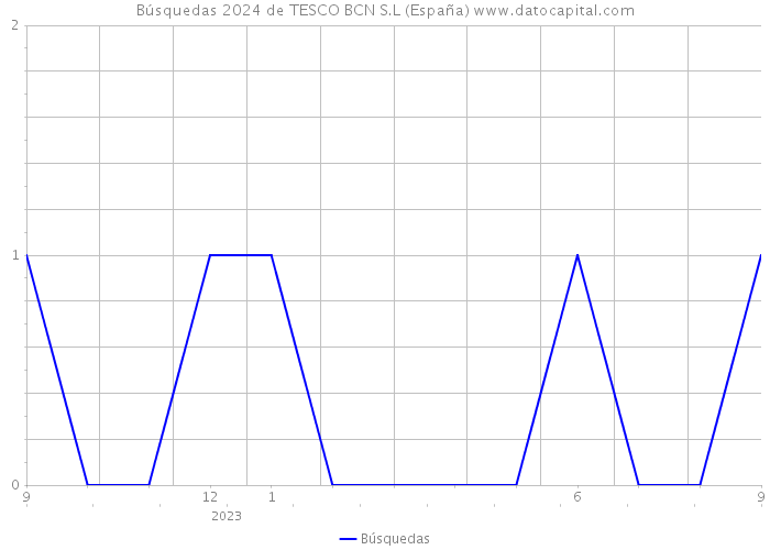 Búsquedas 2024 de TESCO BCN S.L (España) 