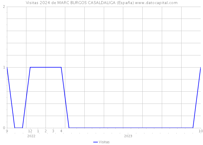 Visitas 2024 de MARC BURGOS CASALDALIGA (España) 