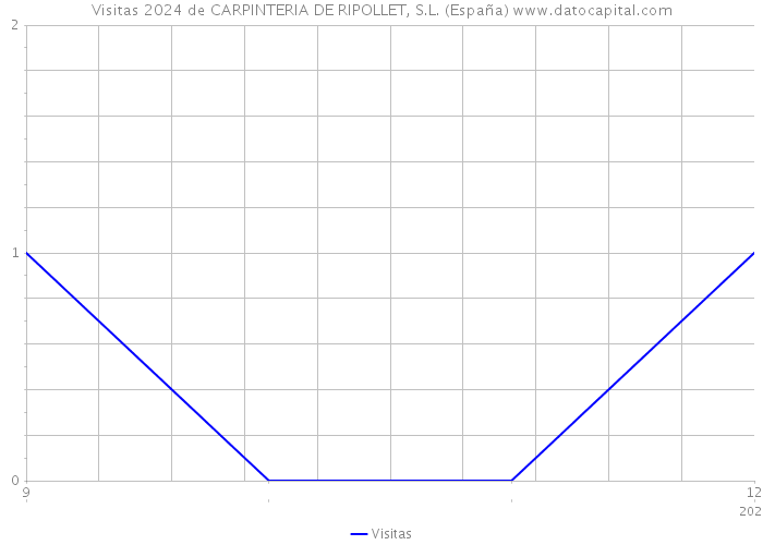Visitas 2024 de CARPINTERIA DE RIPOLLET, S.L. (España) 