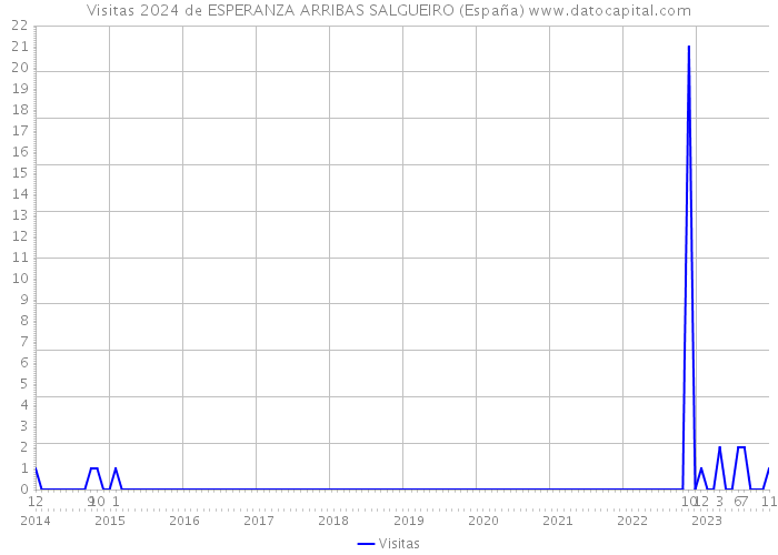 Visitas 2024 de ESPERANZA ARRIBAS SALGUEIRO (España) 