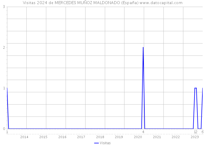 Visitas 2024 de MERCEDES MUÑOZ MALDONADO (España) 