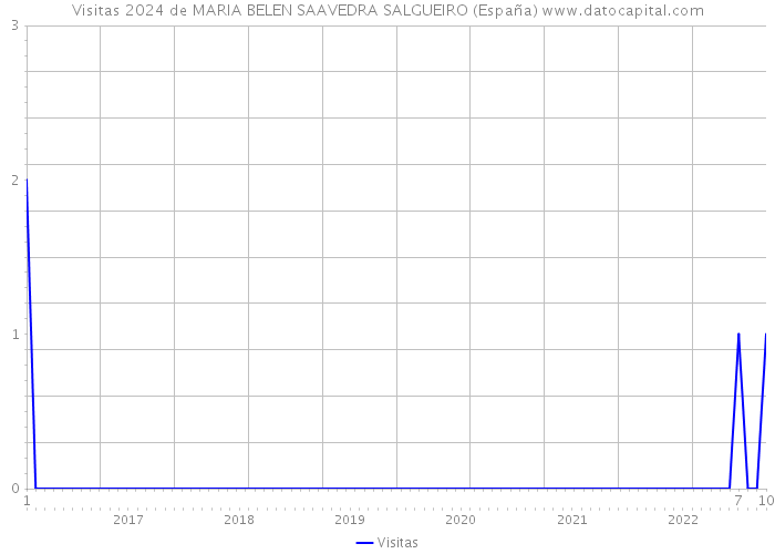 Visitas 2024 de MARIA BELEN SAAVEDRA SALGUEIRO (España) 
