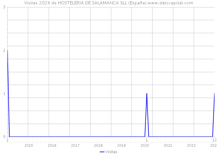 Visitas 2024 de HOSTELERIA DE SALAMANCA SLL (España) 