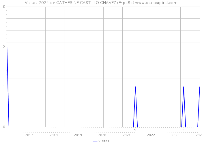 Visitas 2024 de CATHERINE CASTILLO CHAVEZ (España) 