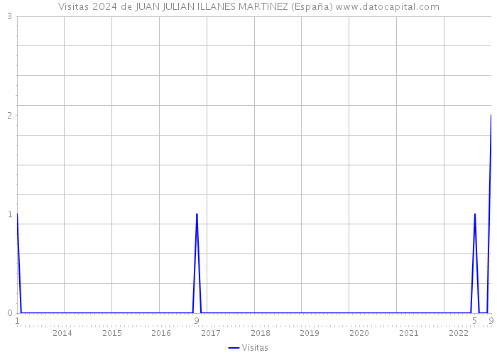 Visitas 2024 de JUAN JULIAN ILLANES MARTINEZ (España) 