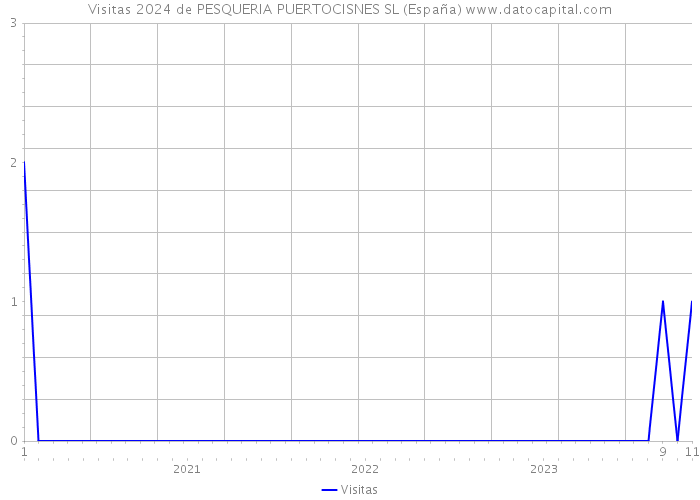 Visitas 2024 de PESQUERIA PUERTOCISNES SL (España) 