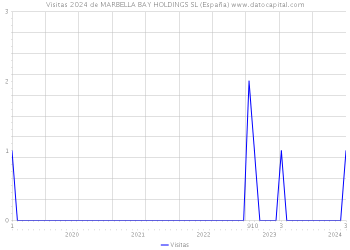 Visitas 2024 de MARBELLA BAY HOLDINGS SL (España) 