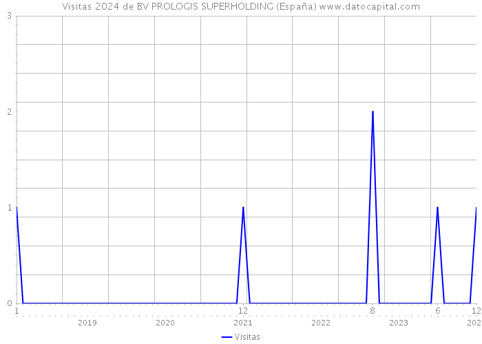Visitas 2024 de BV PROLOGIS SUPERHOLDING (España) 