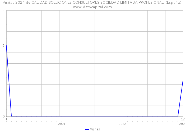 Visitas 2024 de CALIDAD SOLUCIONES CONSULTORES SOCIEDAD LIMITADA PROFESIONAL. (España) 