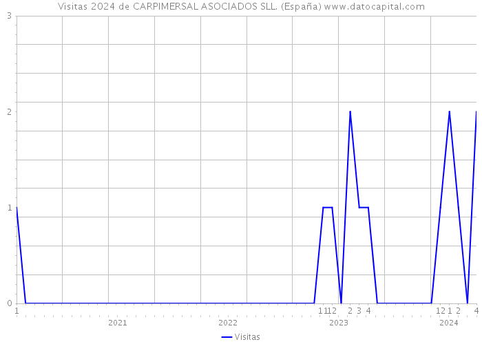 Visitas 2024 de CARPIMERSAL ASOCIADOS SLL. (España) 