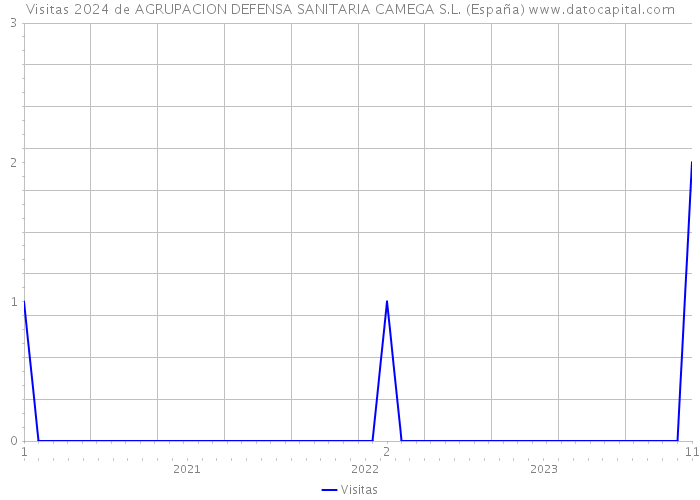 Visitas 2024 de AGRUPACION DEFENSA SANITARIA CAMEGA S.L. (España) 
