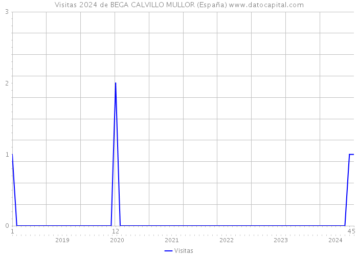 Visitas 2024 de BEGA CALVILLO MULLOR (España) 