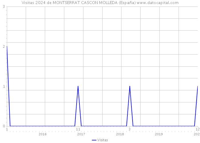 Visitas 2024 de MONTSERRAT CASCON MOLLEDA (España) 