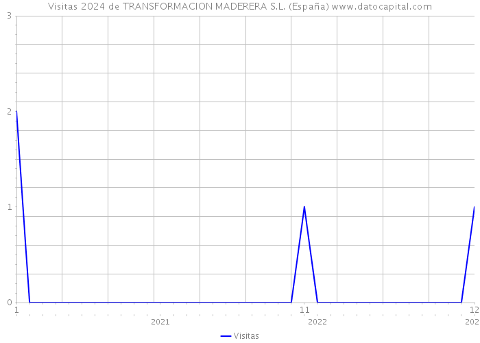 Visitas 2024 de TRANSFORMACION MADERERA S.L. (España) 
