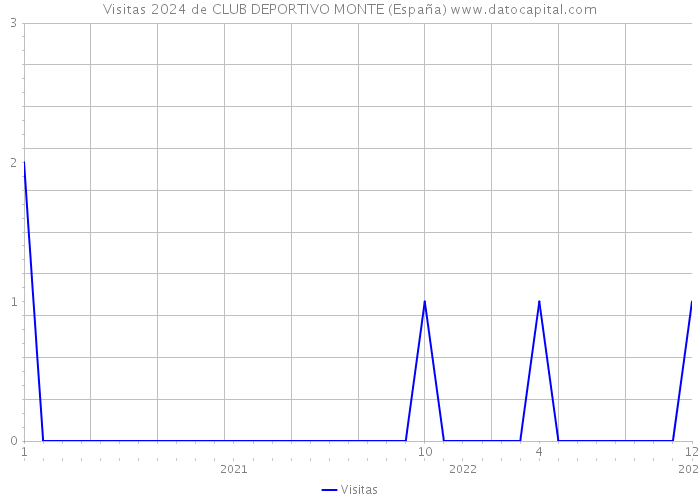 Visitas 2024 de CLUB DEPORTIVO MONTE (España) 