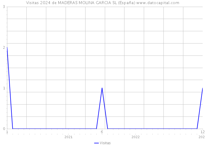 Visitas 2024 de MADERAS MOLINA GARCIA SL (España) 