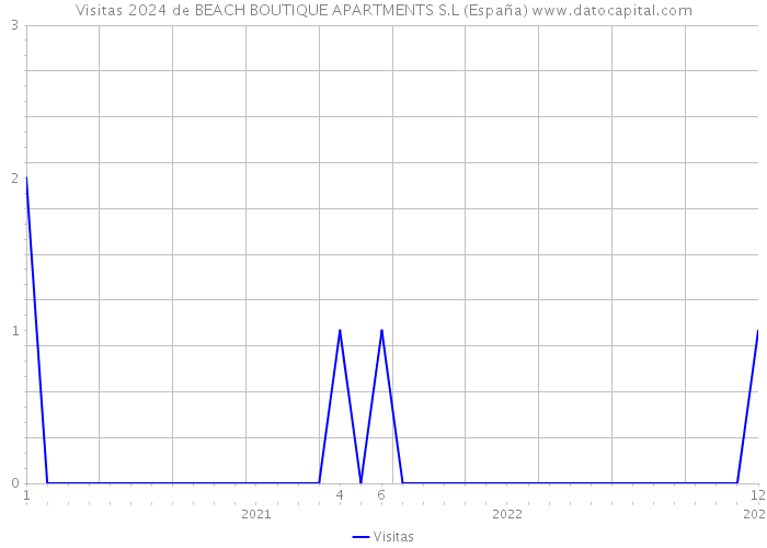 Visitas 2024 de BEACH BOUTIQUE APARTMENTS S.L (España) 
