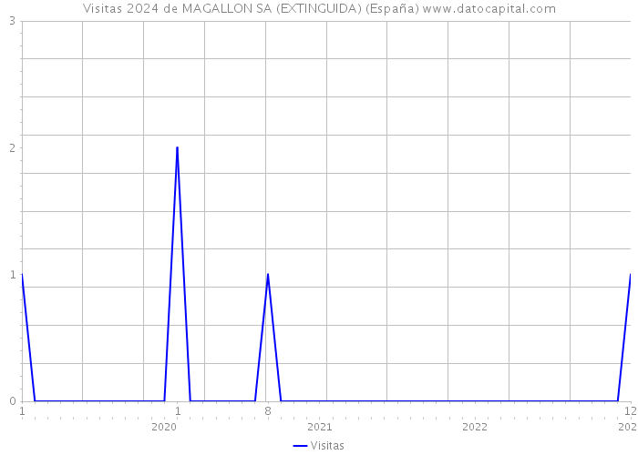 Visitas 2024 de MAGALLON SA (EXTINGUIDA) (España) 