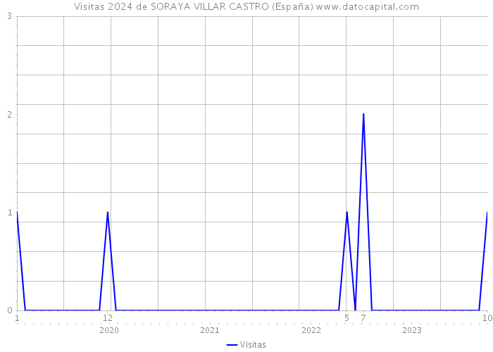 Visitas 2024 de SORAYA VILLAR CASTRO (España) 
