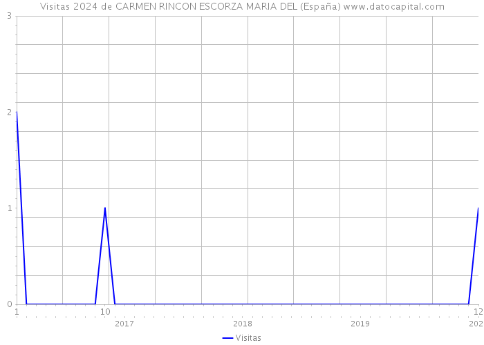 Visitas 2024 de CARMEN RINCON ESCORZA MARIA DEL (España) 
