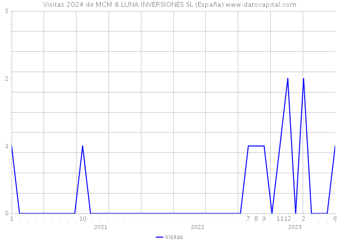 Visitas 2024 de MCM & LUNA INVERSIONES SL (España) 