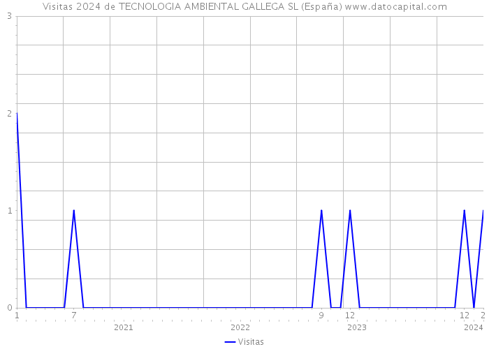Visitas 2024 de TECNOLOGIA AMBIENTAL GALLEGA SL (España) 