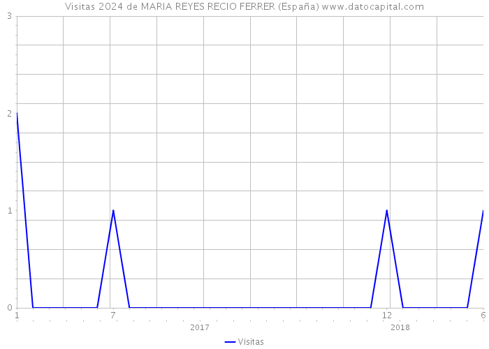 Visitas 2024 de MARIA REYES RECIO FERRER (España) 