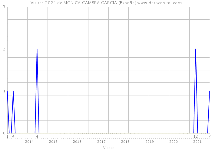 Visitas 2024 de MONICA CAMBRA GARCIA (España) 