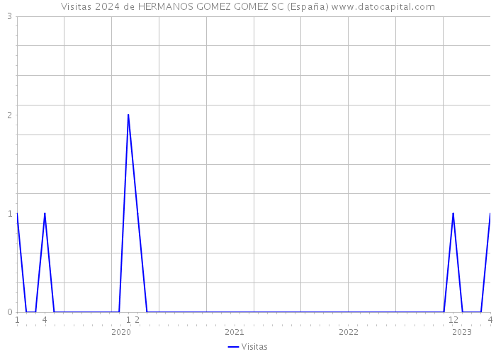 Visitas 2024 de HERMANOS GOMEZ GOMEZ SC (España) 