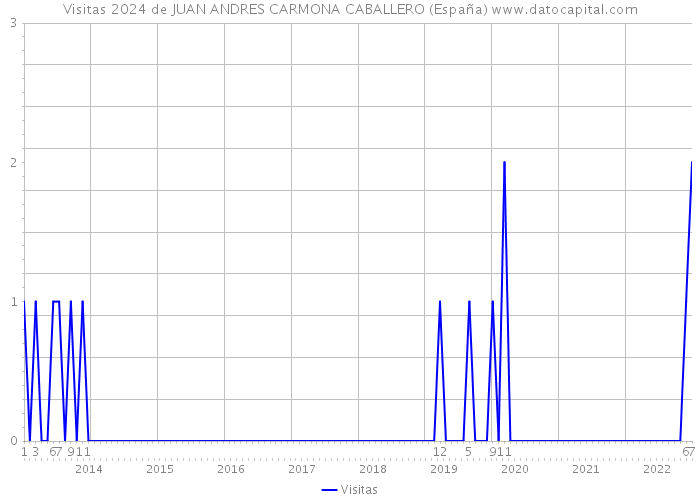Visitas 2024 de JUAN ANDRES CARMONA CABALLERO (España) 