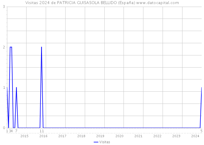 Visitas 2024 de PATRICIA GUISASOLA BELLIDO (España) 
