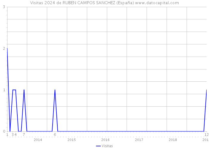 Visitas 2024 de RUBEN CAMPOS SANCHEZ (España) 