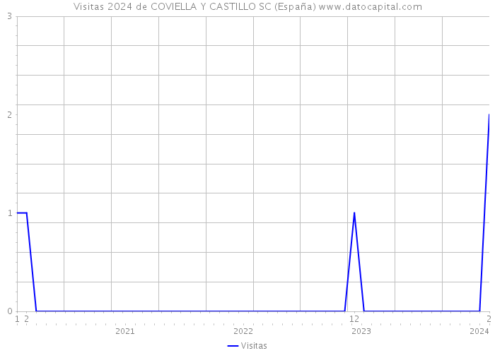 Visitas 2024 de COVIELLA Y CASTILLO SC (España) 