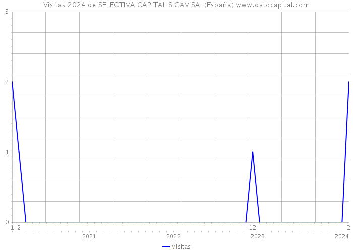 Visitas 2024 de SELECTIVA CAPITAL SICAV SA. (España) 