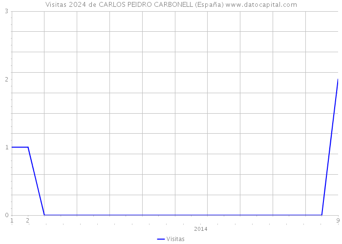 Visitas 2024 de CARLOS PEIDRO CARBONELL (España) 