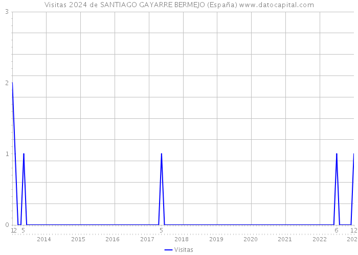 Visitas 2024 de SANTIAGO GAYARRE BERMEJO (España) 