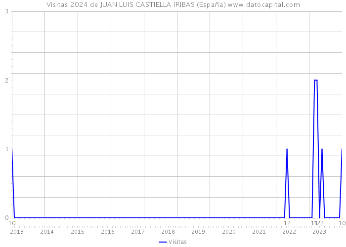 Visitas 2024 de JUAN LUIS CASTIELLA IRIBAS (España) 