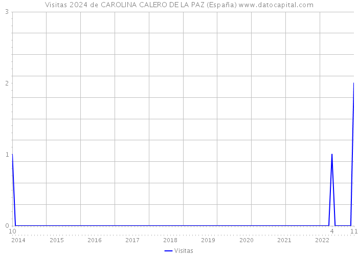 Visitas 2024 de CAROLINA CALERO DE LA PAZ (España) 