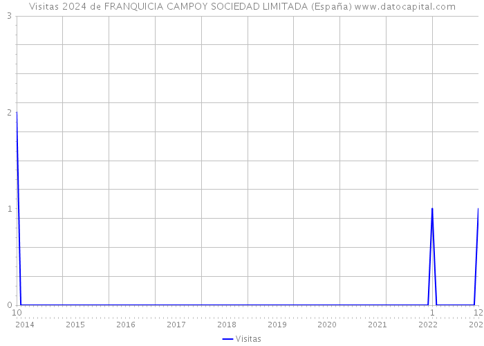 Visitas 2024 de FRANQUICIA CAMPOY SOCIEDAD LIMITADA (España) 