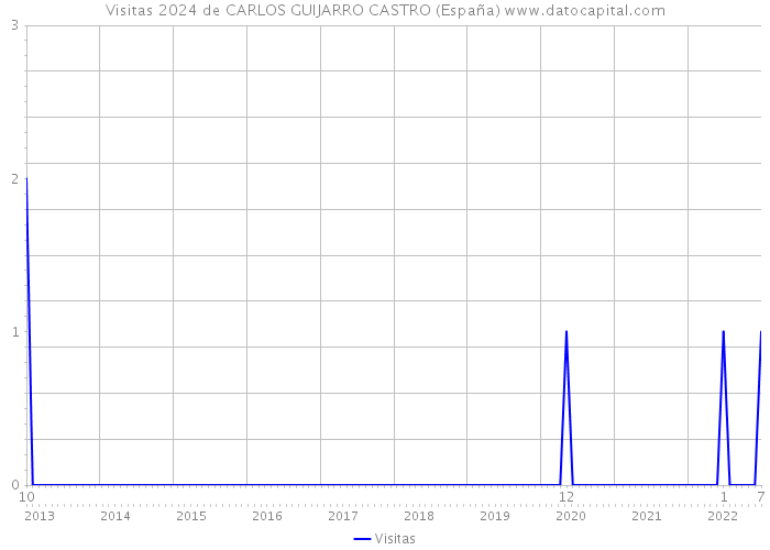 Visitas 2024 de CARLOS GUIJARRO CASTRO (España) 