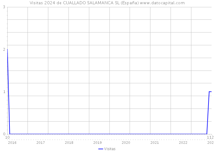 Visitas 2024 de CUALLADO SALAMANCA SL (España) 