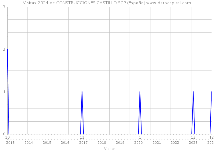 Visitas 2024 de CONSTRUCCIONES CASTILLO SCP (España) 