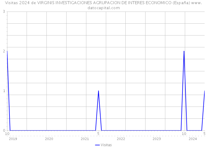 Visitas 2024 de VIRGINIS INVESTIGACIONES AGRUPACION DE INTERES ECONOMICO (España) 