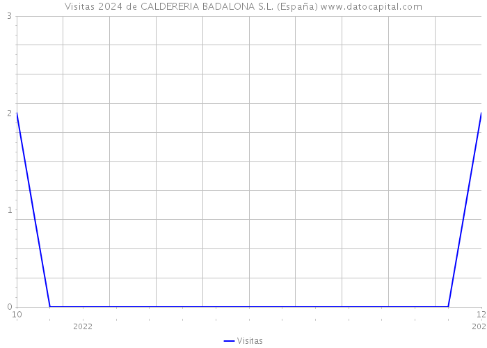 Visitas 2024 de CALDERERIA BADALONA S.L. (España) 
