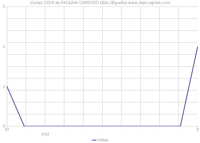 Visitas 2024 de PAULINA CARDOSO LEAL (España) 