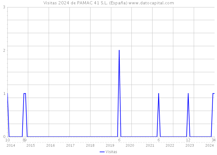 Visitas 2024 de PAMAC 41 S.L. (España) 