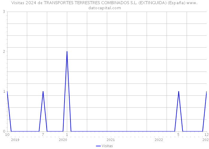Visitas 2024 de TRANSPORTES TERRESTRES COMBINADOS S.L. (EXTINGUIDA) (España) 