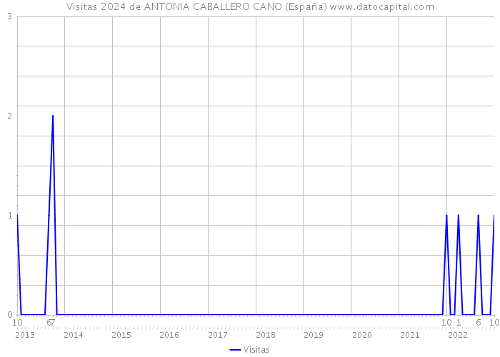 Visitas 2024 de ANTONIA CABALLERO CANO (España) 