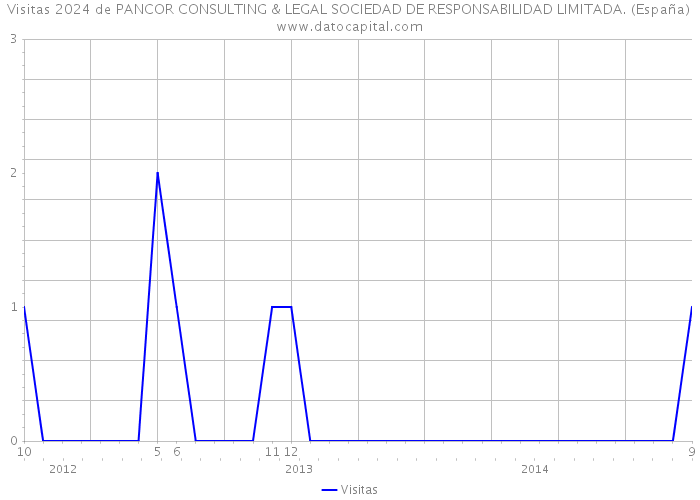 Visitas 2024 de PANCOR CONSULTING & LEGAL SOCIEDAD DE RESPONSABILIDAD LIMITADA. (España) 