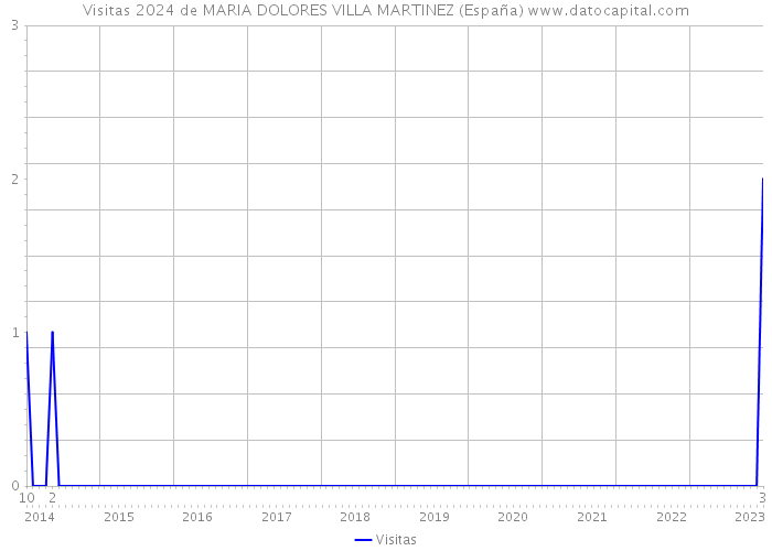 Visitas 2024 de MARIA DOLORES VILLA MARTINEZ (España) 